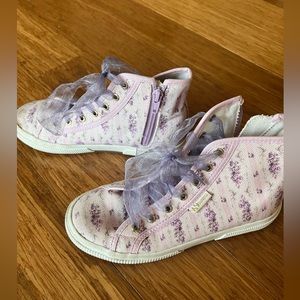 Superga x LoveShackFancy High Top Sneaker SZ 34